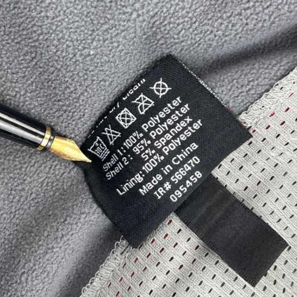 K-Way‎ Expedition Jacket Women S Red Gray Technical Full Zip Softshell - Picture 9 of 14